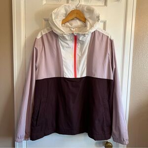 Old Navy 1/4 Zip Colorblock Windbreaker